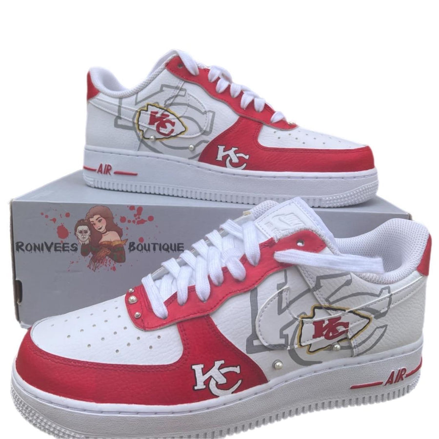 Handpainted NFL Team Nikes, Vans, Or Converse