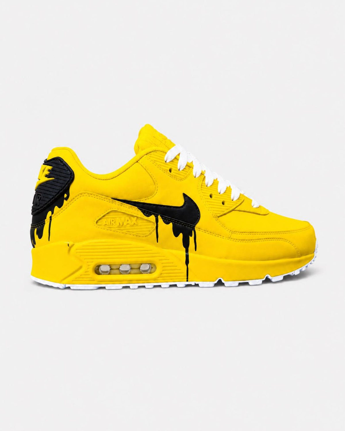 Custom Nike Air Max 90 Sneakers | Hand-Painted Drip Design | Personalized Streetwear Shoes | Retro Gift