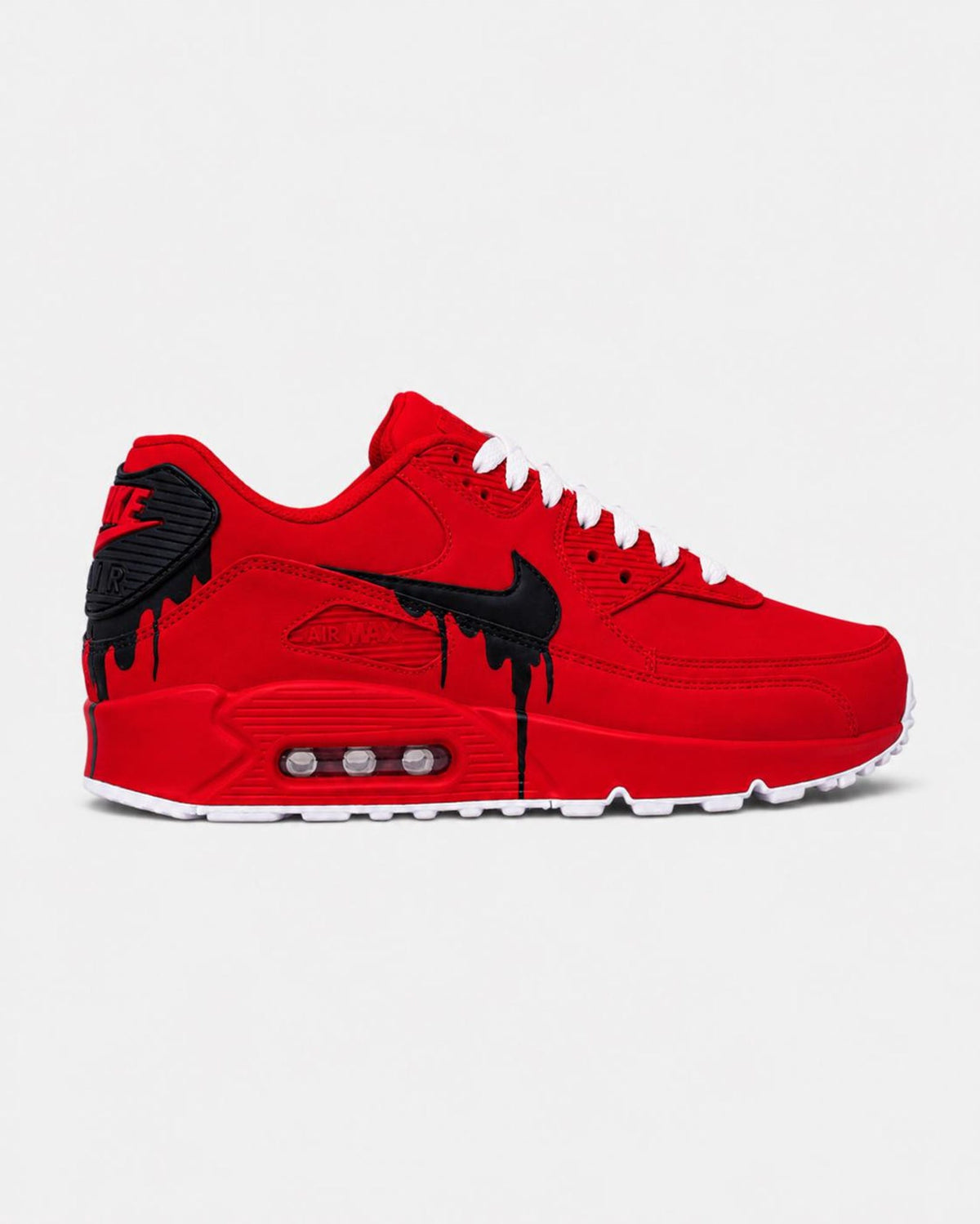Custom Nike Air Max 90 Sneakers | Hand-Painted Drip Design | Personalized Streetwear Shoes | Retro Gift