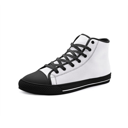 Custom Canvas Shoes White, Personalized Printed Canvas Shoes, Custom Design Sneakers, Name or Logo Canvas Shoes, Unique Gift Idea