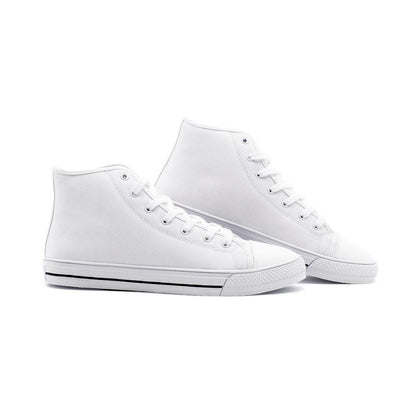 Custom Canvas Shoes White, Personalized Printed Canvas Shoes, Custom Design Sneakers, Name or Logo Canvas Shoes, Unique Gift Idea
