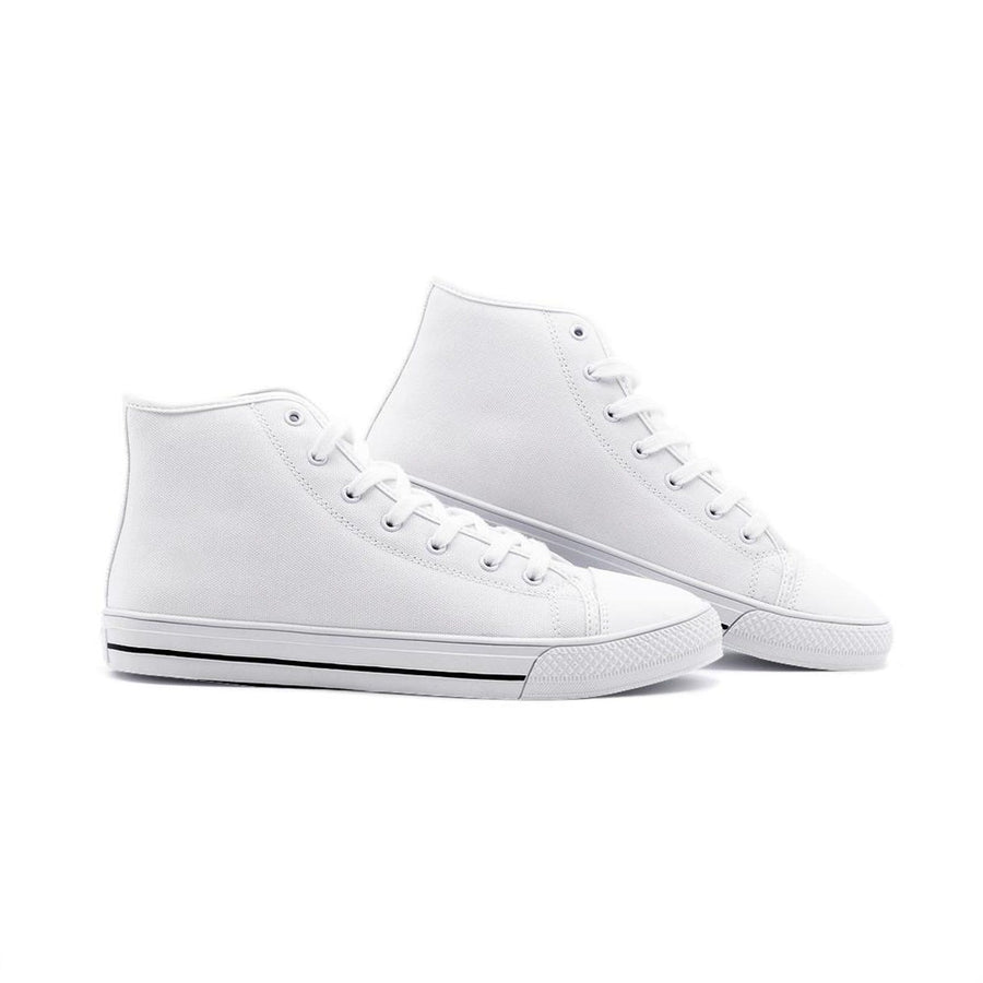 Custom Canvas Shoes White, Personalized Printed Canvas Shoes, Custom Design Sneakers, Name or Logo Canvas Shoes, Unique Gift Idea