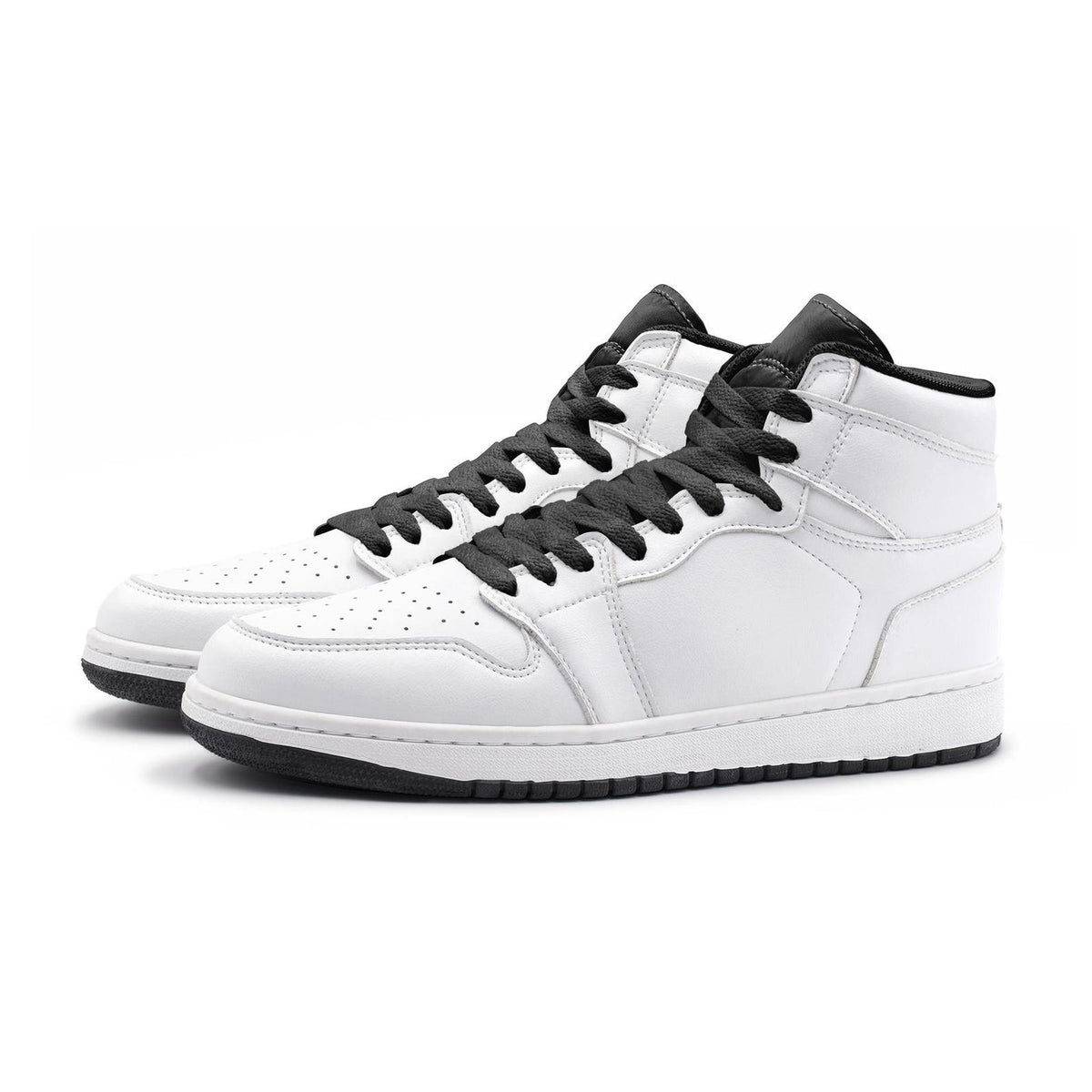 Custom High Top Shoes White, Personalized Printed High Top Shoes, Custom Design Sneakers, Name Or Logo High Tops, Unique Gift Idea