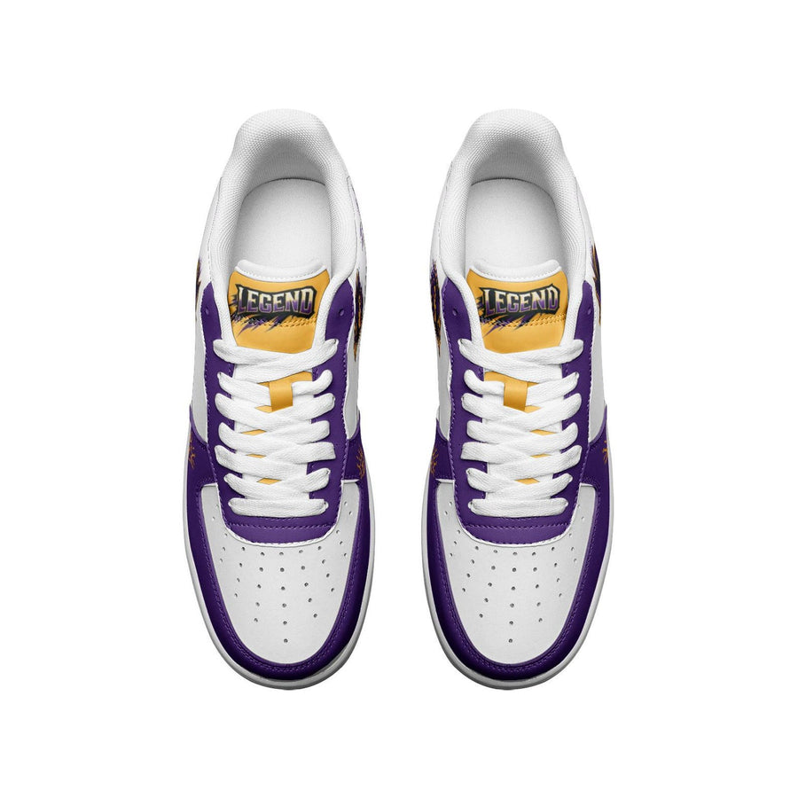 Purple Yellow Basketball Shoes, Hoops Shoes, Urban Sport Sneakers, Basketball Style Shoes, Personalized Basket Shoes