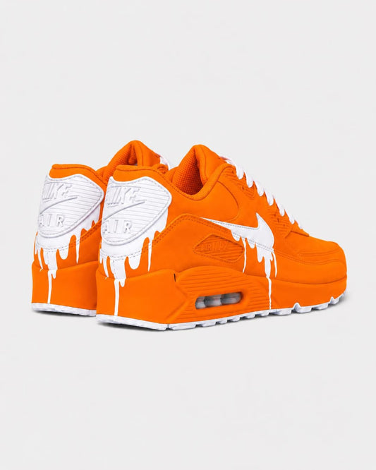 Custom Nike Air Max 90 Sneakers | Hand-Painted Drip Design | Personalized Streetwear Shoes | Retro Gift