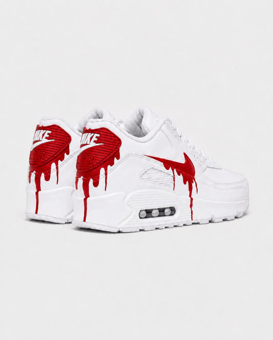 Custom Nike Air Max 90 Sneakers | Hand-Painted Drip Design | Personalized Streetwear Shoes | Retro Gift