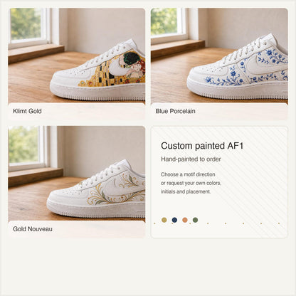 Nike Air Force 1 hand-painted – personalized sneakers made to order
