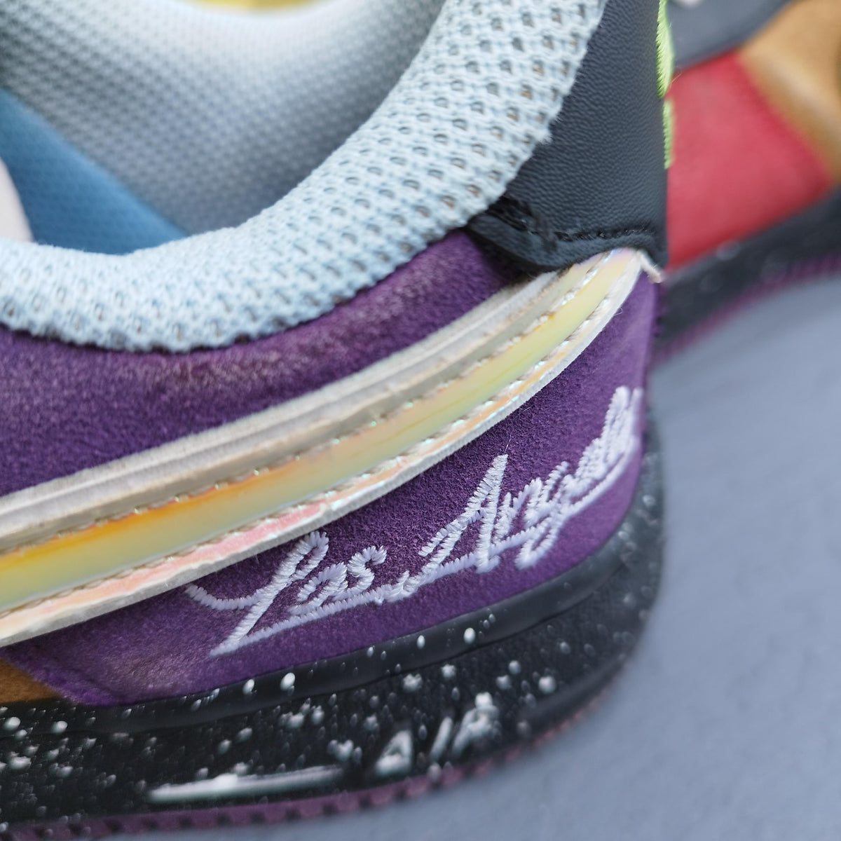Nike Air Force 1 '07 LV8 "Los Angeles" Multi-Color Sneakers Men's US 8 / EU 41