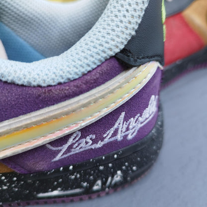 Nike Air Force 1 '07 LV8 "Los Angeles" Multi-Color Sneakers Men's US 8 / EU 41