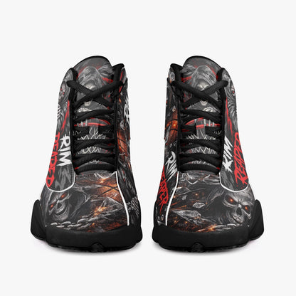 Rim Reaper Basketball Shoes | Grim Reaper High Top Sneakers | Custom Streetwear Hoops
