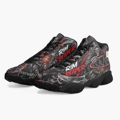 Rim Reaper Basketball Shoes | Grim Reaper High Top Sneakers | Custom Streetwear Hoops