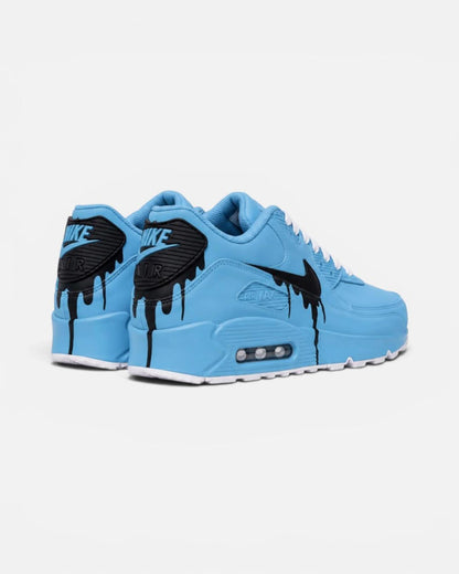 Custom Nike Air Max 90 Sneakers | Hand-Painted Drip Design | Personalized Streetwear Shoes | Retro Gift