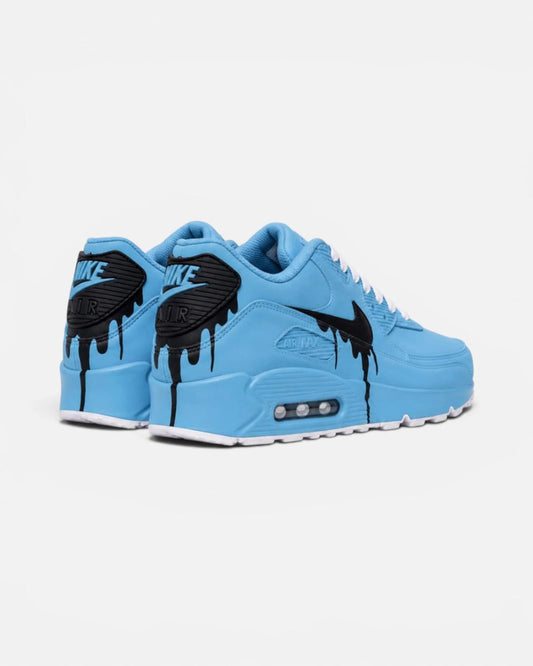 Custom Nike Air Max 90 Sneakers | Hand-Painted Drip Design | Personalized Streetwear Shoes | Retro Gift