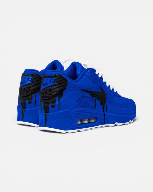 Custom Nike Air Max 90 Sneakers | Hand-Painted Drip Design | Personalized Streetwear Shoes | Retro Gift