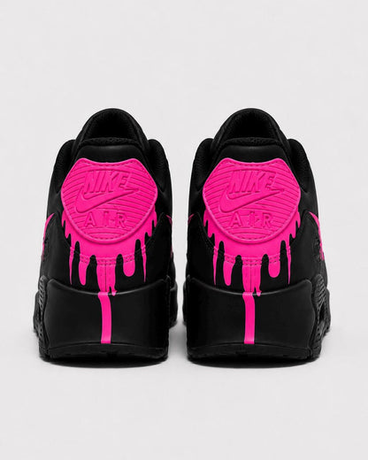 Custom Nike Air Max 90 Sneakers | Hand-Painted Drip Design | Personalized Streetwear Shoes | Retro Gift