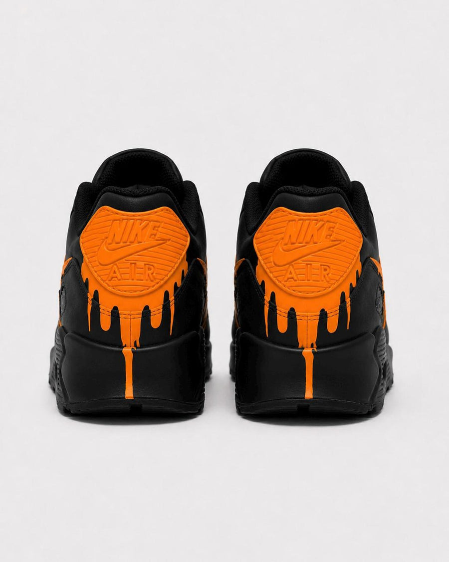 Custom Nike Air Max 90 Sneakers | Hand-Painted Drip Design | Personalized Streetwear Shoes | Retro Gift