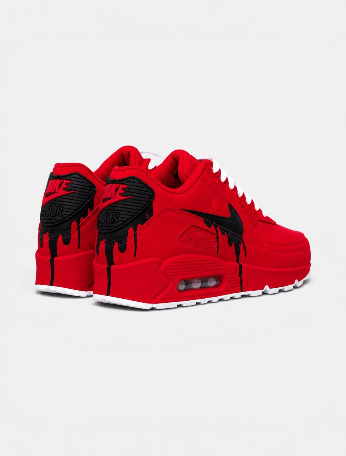 Custom Nike Air Max 90 Sneakers | Hand-Painted Drip Design | Personalized Streetwear Shoes | Retro Gift