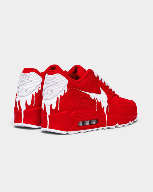 Custom Nike Air Max 90 Sneakers | Hand-Painted Drip Design | Personalized Streetwear Shoes | Retro Gift