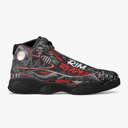 Rim Reaper Basketball Shoes | Grim Reaper High Top Sneakers | Custom Streetwear Hoops