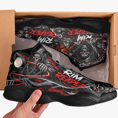 Rim Reaper Basketball Shoes | Grim Reaper High Top Sneakers | Custom Streetwear Hoops