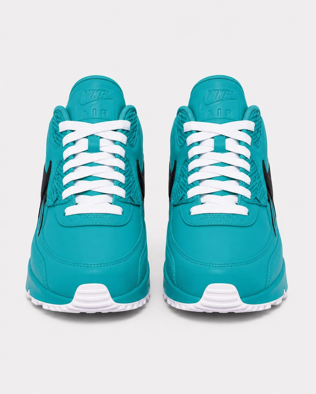 Custom Nike Air Max 90 Sneakers | Turquoise Black Drip | Hand-Painted Drip Design | Personalized Streetwear Shoes | Retro Gift