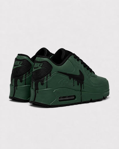 Custom Nike Air Max 90 Sneakers | Hand-Painted Drip Design | Personalized Streetwear Shoes | Retro Gift
