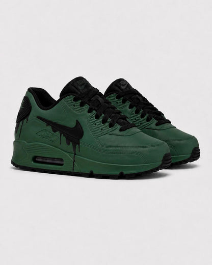 Custom Nike Air Max 90 Sneakers | Hand-Painted Drip Design | Personalized Streetwear Shoes | Retro Gift