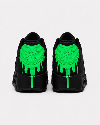 Custom Nike Air Max 90 Sneakers | Hand-Painted Drip Design | Personalized Streetwear Shoes | Retro Gift