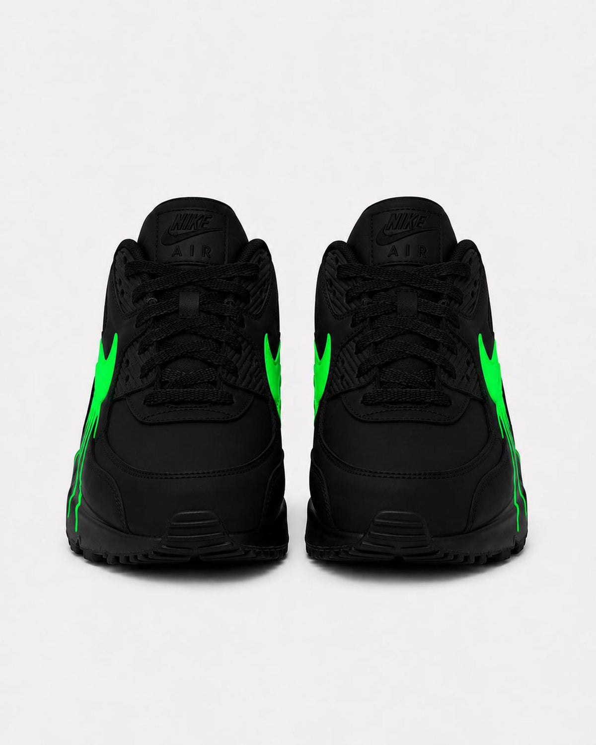 Custom Nike Air Max 90 Sneakers | Hand-Painted Drip Design | Personalized Streetwear Shoes | Retro Gift