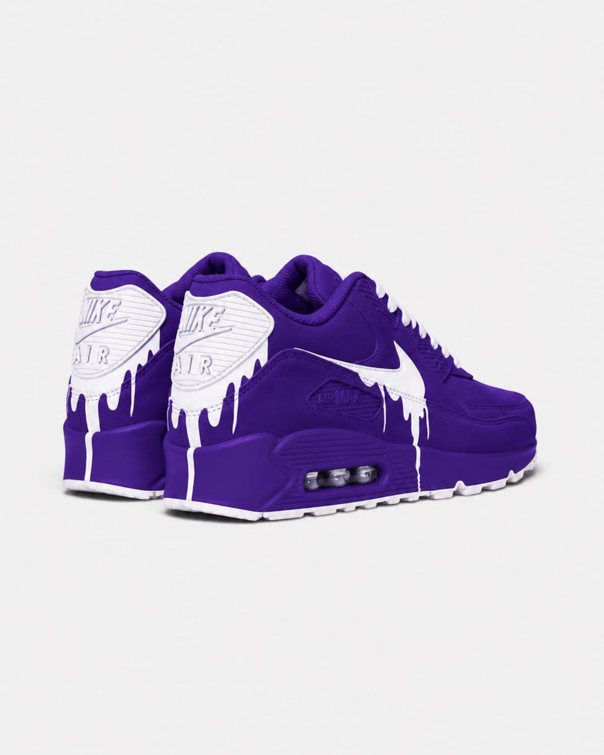 Custom Nike Air Max 90 Sneakers | Hand-Painted Drip Design | Personalized Streetwear Shoes | Retro Gift