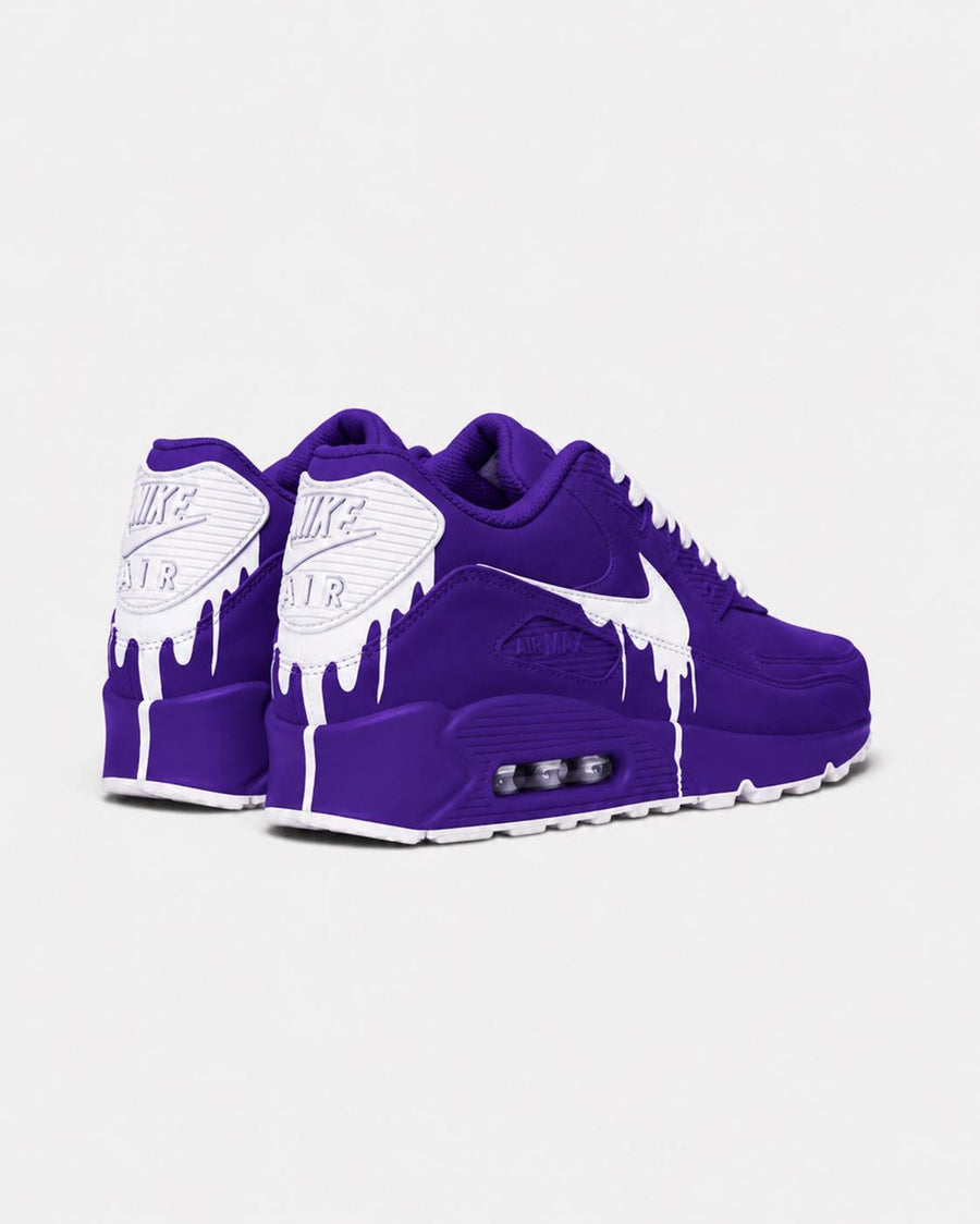 Custom Nike Air Max 90 Sneakers | Hand-Painted Drip Design | Personalized Streetwear Shoes | Retro Gift