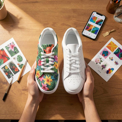 Custom Cartoon white personalized gift design wedding fashion trainers