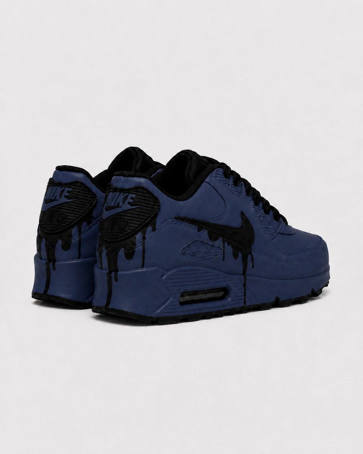 Custom Nike Air Max 90 Sneakers | Hand-Painted Drip Design | Personalized Streetwear Shoes | Retro Gift