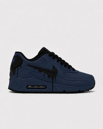 Custom Nike Air Max 90 Sneakers | Hand-Painted Drip Design | Personalized Streetwear Shoes | Retro Gift