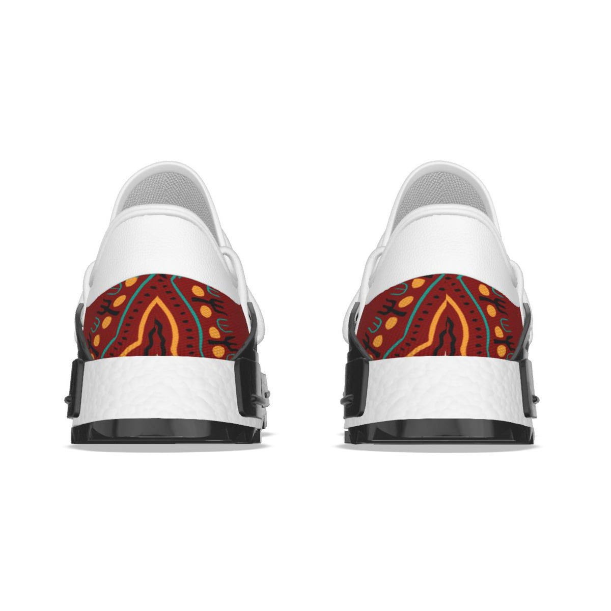 Dashiki African Print Sneakers | Unisex Mid-Top Shoes | Afrocentric Breathable Trainers | Non-Slip Walking Shoes | Streetwear Gift