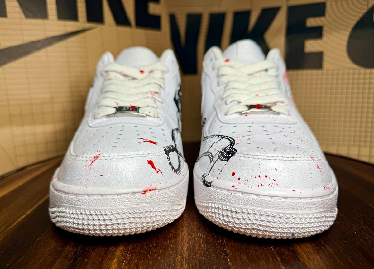 Custom Scream Nike Air Force 1s