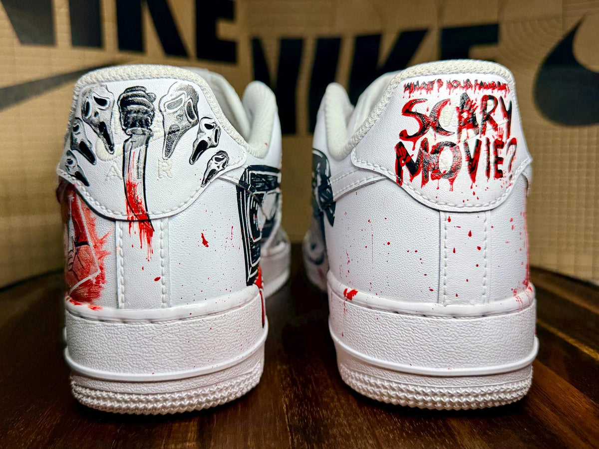 Custom Scream Nike Air Force 1s