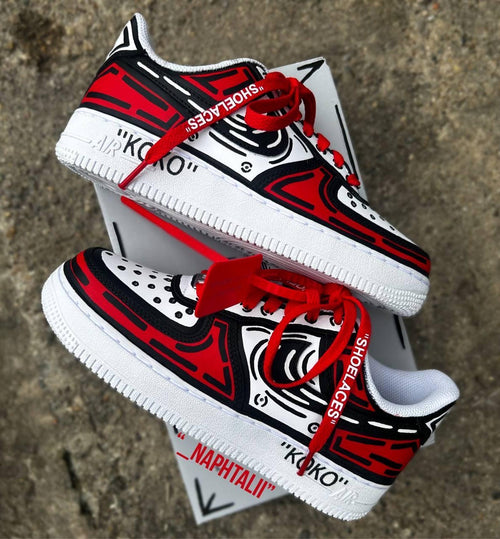 CARTOON Air Force 1 Custom • Handpainted and Personalized