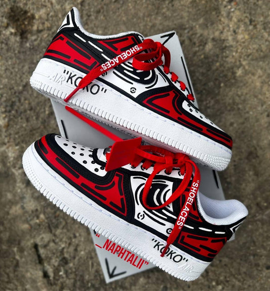 CARTOON Air Force 1 Custom • Handpainted and Personalized