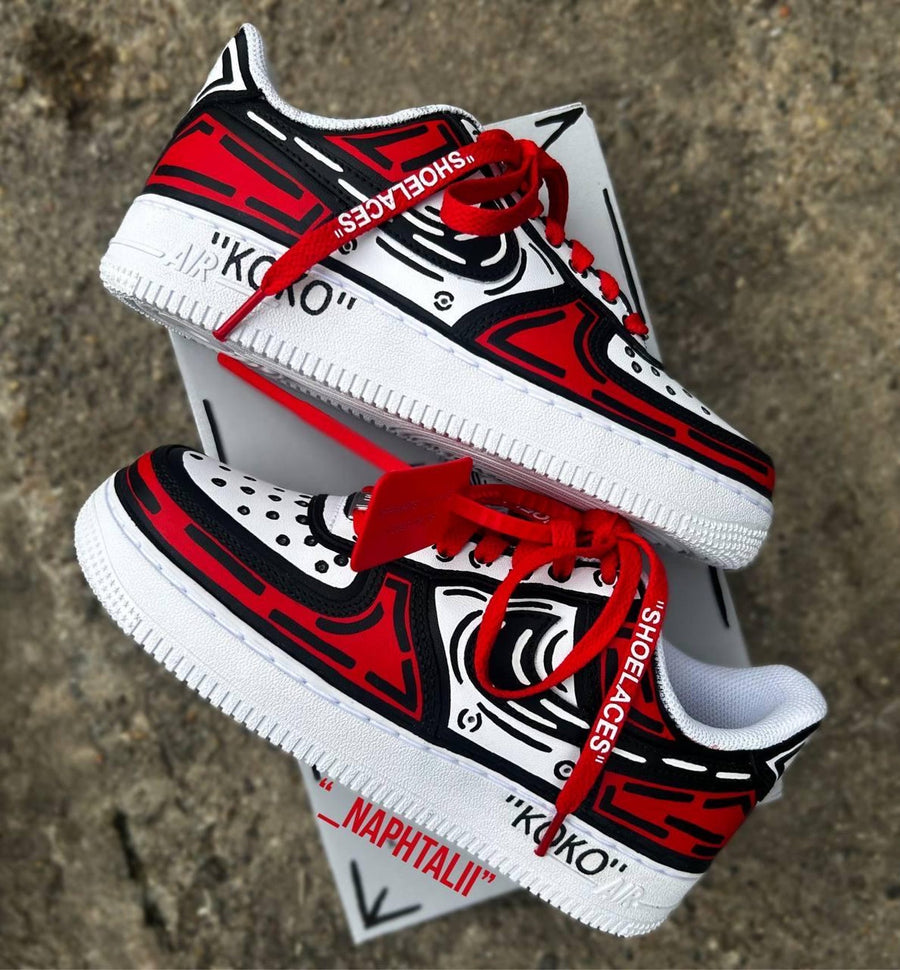 CARTOON Air Force 1 Custom • Handpainted and Personalized
