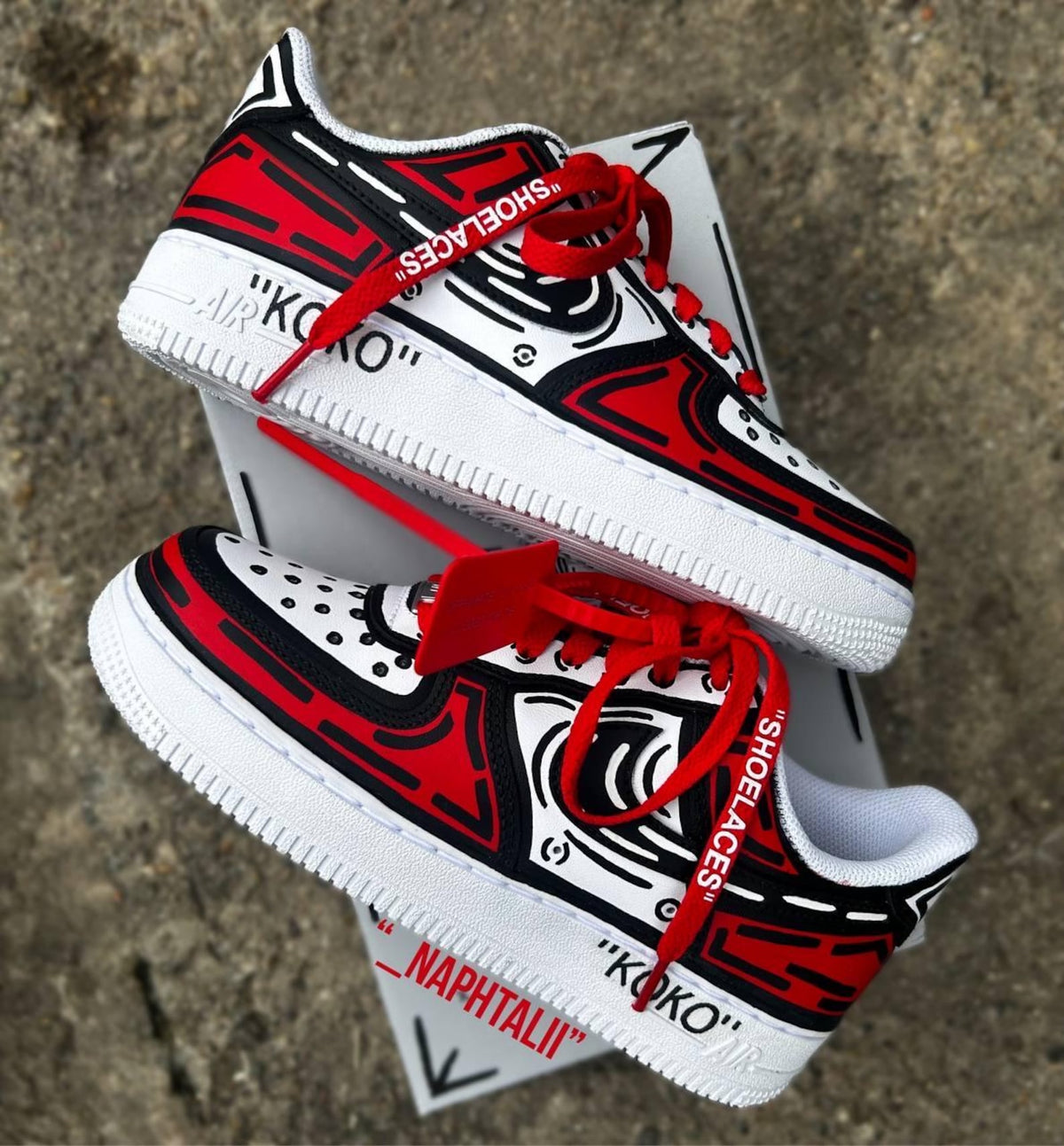 CARTOON Air Force 1 Custom • Handpainted and Personalized