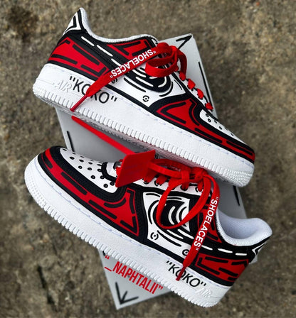 CARTOON Air Force 1 Custom • Handpainted and Personalized