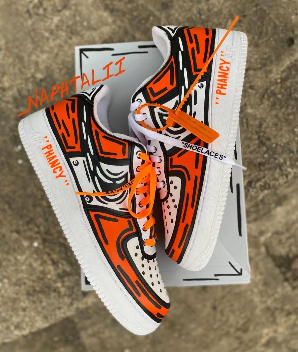 CARTOON Air Force 1 Custom • Handpainted and Personalized