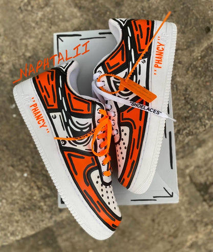 CARTOON Air Force 1 Custom • Handpainted and Personalized
