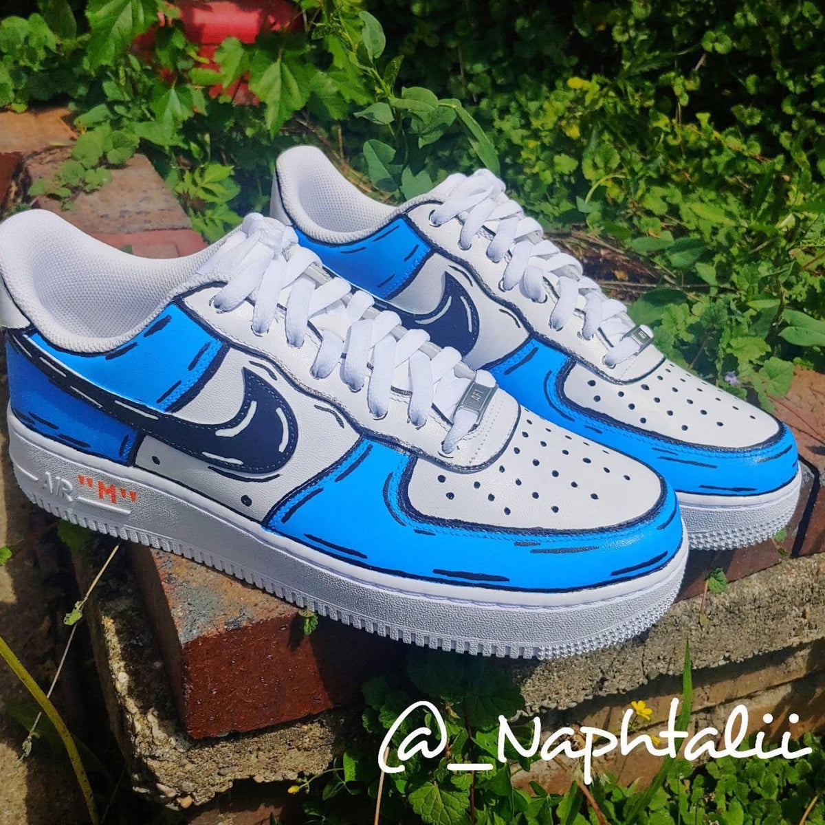 CARTOON Air Force 1 Custom • Handpainted and Personalized