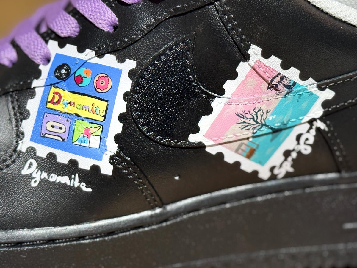 Custom BTS Nike Air Force 1s