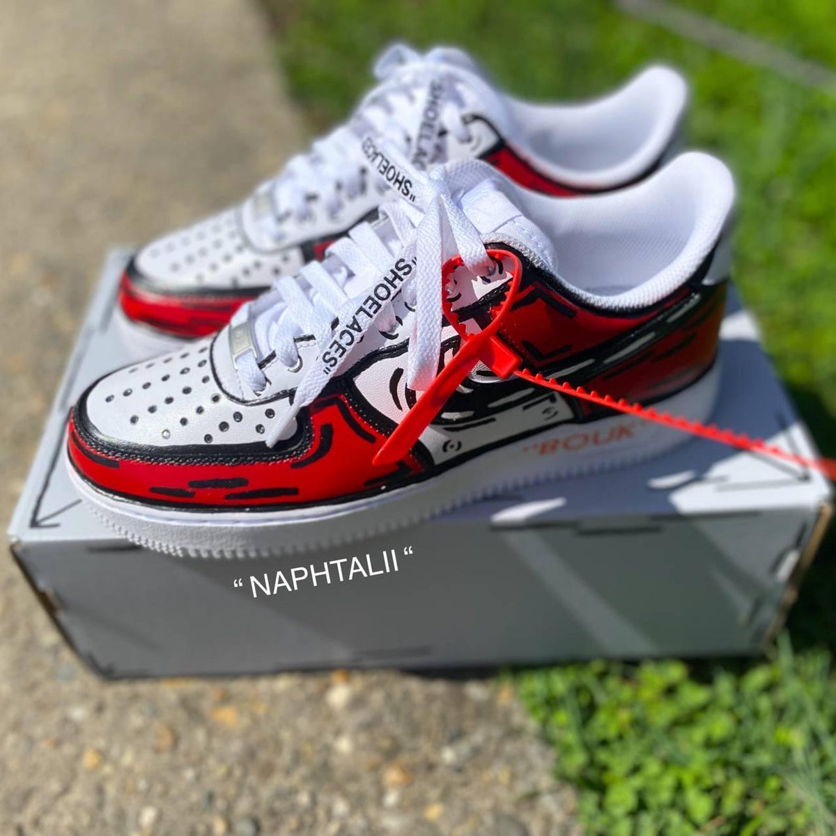 CARTOON Air Force 1 Custom • Handpainted and Personalized