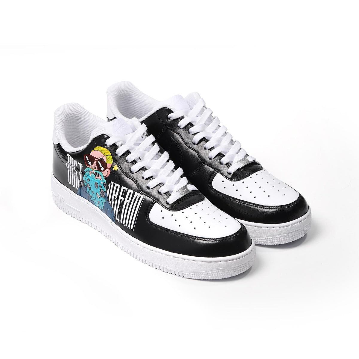 Hand-Painted Custom Sneakers, Inspirational Art Shoes, One-of-a-Kind Design
