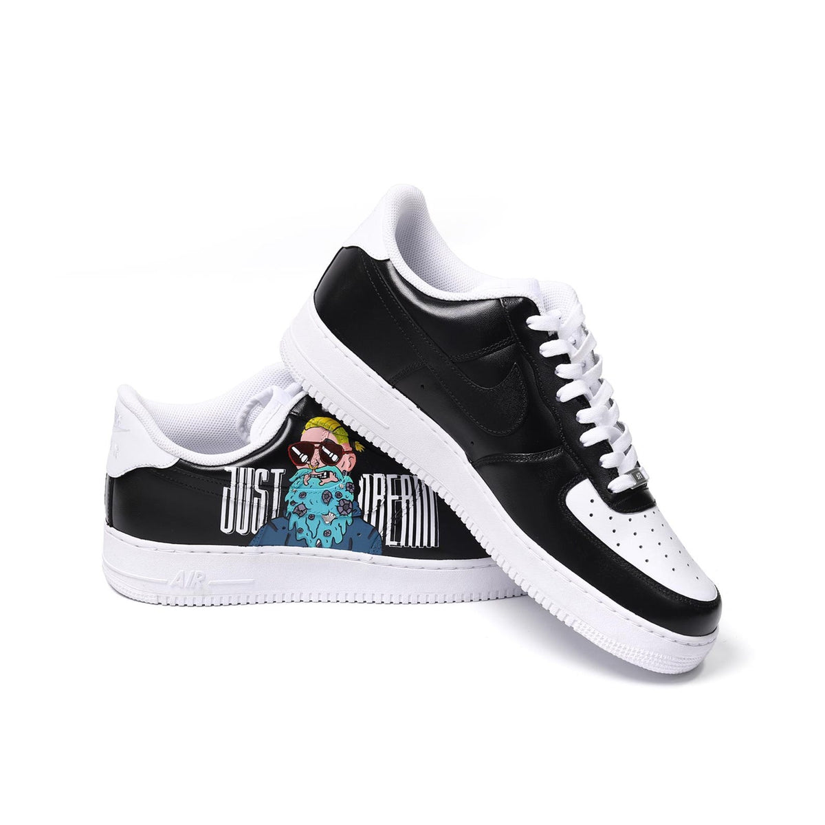 Hand-Painted Custom Sneakers, Inspirational Art Shoes, One-of-a-Kind Design