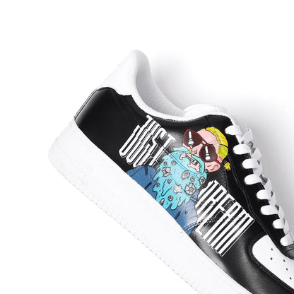 Hand-Painted Custom Sneakers, Inspirational Art Shoes, One-of-a-Kind Design